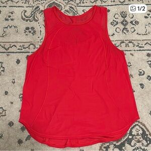 Lululemon Red Sculpt Tank - Size 10